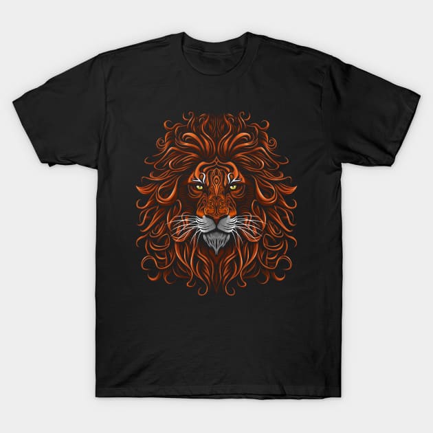 Lion's mane T-Shirt by albertocubatas